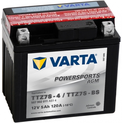 VARTA YTZ7S-BS AGM Motor Accu / TZ7S-4 / TZ7S-BS