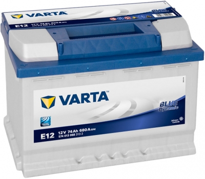 VARTA E12 Blue Dynamic - 12V 74Ah - Online Battery