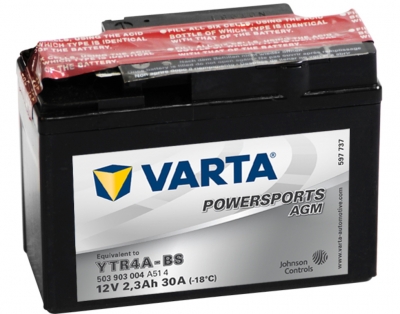 VARTA YTR4A-BS AGM Motor Accu / TR4A-BS