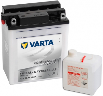 VARTA YB12AL-A / A2 Motor Accu / B12AL-A(2)