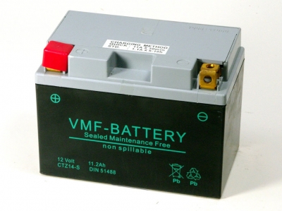 VMF YTZ14-S Powersport Factory Activated Motor Accu