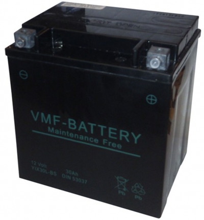 VMF YIX30L-BS Powersport AGM Motor Accu