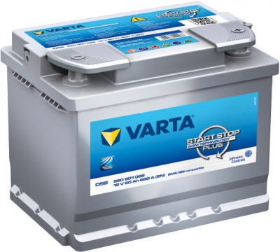 VARTA D52 Start-Stop plus AGM, 560901068